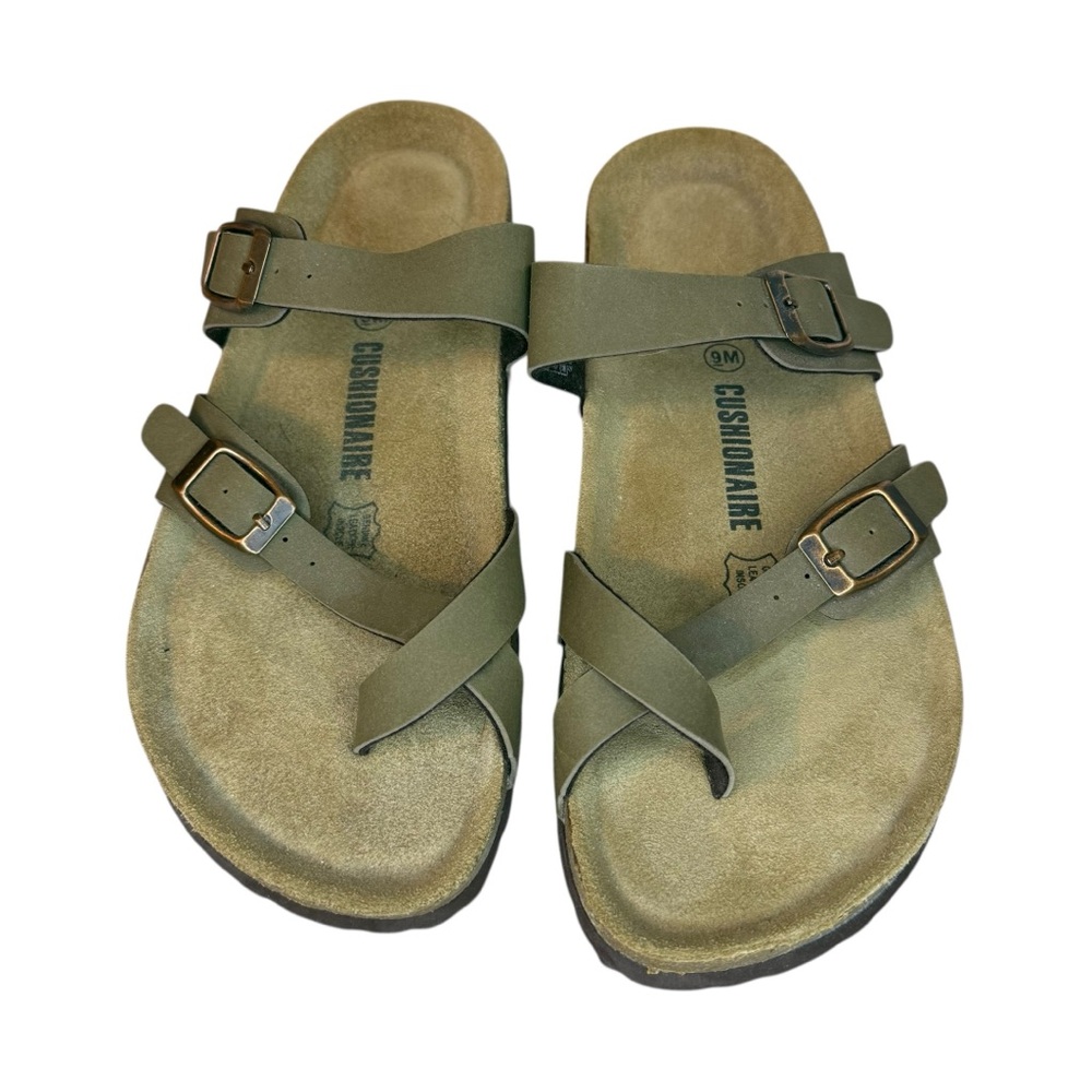 Cushionaire Luna Sandal Women's Size 9M Brown‎ Excellent Used Condition